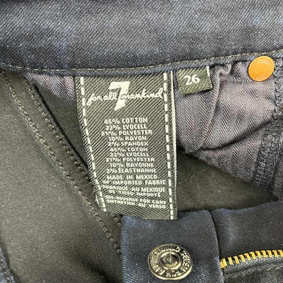 7 For All Mankind Ankle Skinny Jeans Pants Denim ((size 26)) - Picture 8 of 9